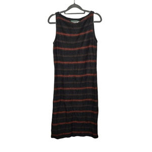 Lauren Ralph Lauren Black and Red Striped Dress